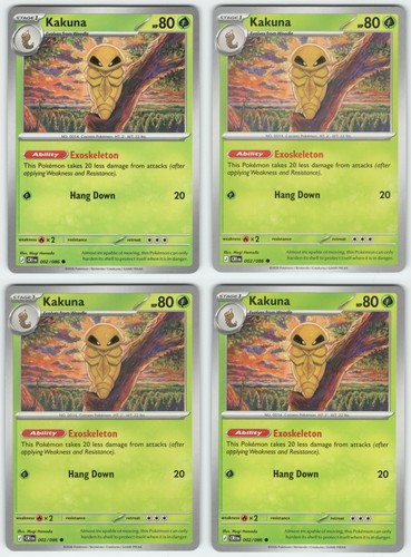 Pokemon tcg kakuna - tcg, 4x