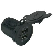 Presa usb pannello 2 1a - presa,