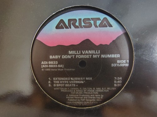 Milli vanilli baby don t - vanilli, don't