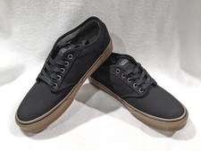 Scarpe da skate Vans da uomo Atwood nere/gomma 12 oz in tela - più taglie nuove con scatola