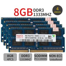32GB 4x 8GB 4GB DDR3