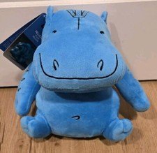 Nuovo peluche ippopotamo blu