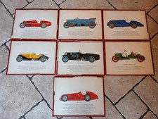Set n.7 quadri Alfa Romeo vintage originali stampe 31×23  cm collezione rari