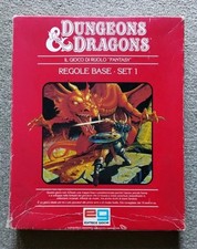 DUNGEONS & DRAGONS SCATOLA ROSSA SET BASE PRIMA STAMPA MADRID
