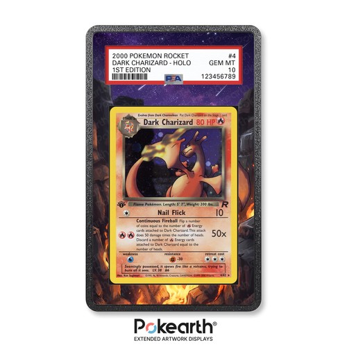 Dark charizard custodia - charizard,