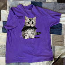 Camicia The Rasmus Cat 'Creatures of Chaos' manica corta viola tutte le taglie HH141