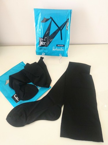 Calze nylon vintage nero - nero, da