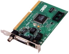Scheda Rete Smc Etherez 8416BTA C 61-600508-001 BNC RJ45 Isa