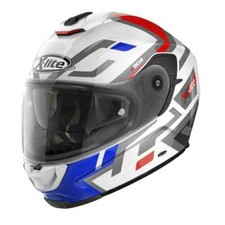 X-Lite X903 Impetus N-com Casco Sport Touring Bianco/Rosso/Blu (31) Moto 