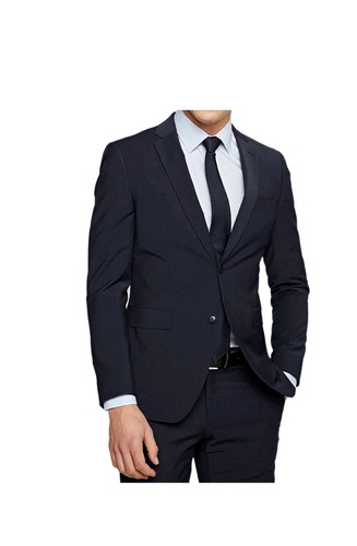 Abito uomo nero elegante - abito, slim