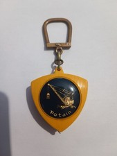 Rare Porte-clés BOURBON mètre Grues POCLAIN Keychain vintage 60'