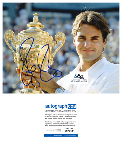 Roger federer autografo - roger,
