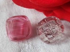 Duo Bottoni Antichi IN Vetro