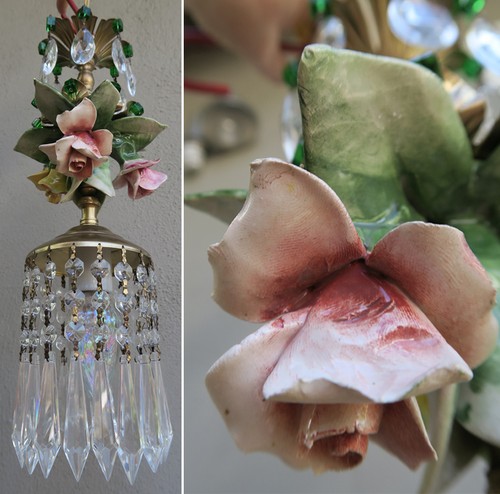 Porcelain capodimonte pink - porcelain,