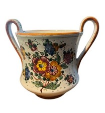 ? Vaso Serafino Volpi Deruta Vintage Anni 50 Design Fiori Arredo Casa Anfora