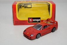 B70 1:43 BBURAGO BURAGO 4108 FERRARI F40 F 40 1987 ROSSO NUOVO CON SCATOLA