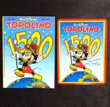TOPOLINO LIBRETTO 1500 - 1984 - Con Gadget Targa Metallica. Leggi descr