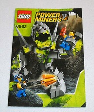 LEGO POWER MINERS 8962 libretto Instruction Manual Booklet MANUALE