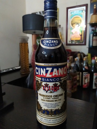 Bottiglia vintage cinzano - bottiglia,