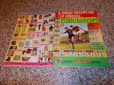 ALBUM CALCIATORI PANINI 1968-69 Q.COMPLETO(-35 FIG E 51 SCUDETTI) MB/OTT+CEDOLA