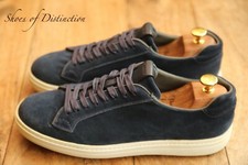 Church's 'Mirfield' blu navy scarpe da ginnastica scamosciate uomo UK 7 US 8 EU 41 PREZZO AL PUBBLICO £ 800