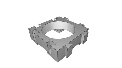 Distanziatore porta batterie - distanziatore,