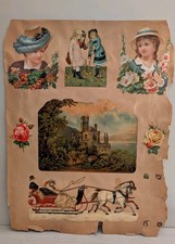 Pagina album vittoriano c1880