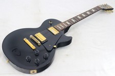 Gibson Les Paul Studio Black Gold Hardware Made in USA 2001 Chitarra elettrica