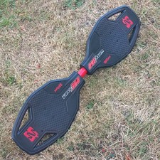 Street Surfing LX Waveboard 360 gradi Caster Trick Skateboard in nero e rosso