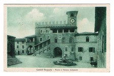 Castell'Arquato, palazzo comunale, cartolina formato piccolo, viaggiata 1928 /