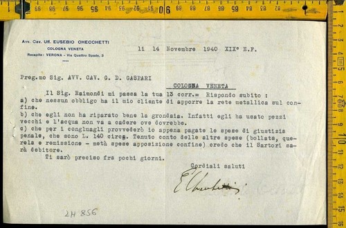 Autografo storia 856 - storia, lh