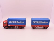 Modellino camion scala 1:87 Kibri H0. 10262 MAN Treno Rimorchio Telone Dietrich