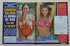 Italia Clipping Ritaglio 2023 SABRINA SALERNO CAVAGNA guerra del seno 3 PAGINE