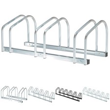 HOMCOM Rastrelliera Portabici in Acciaio per Biciclette