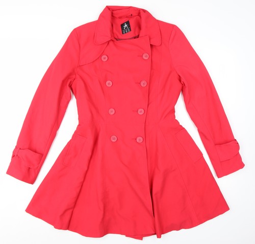 Atmosphere trench donna rosso