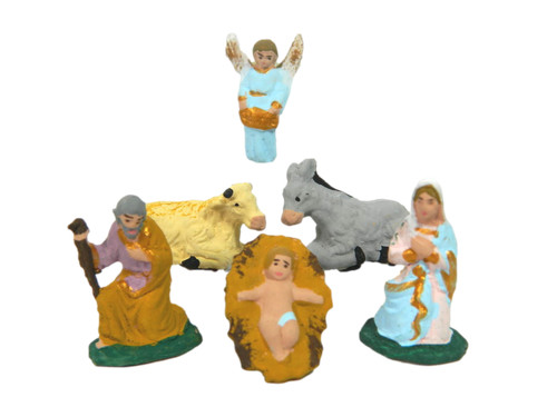 Natività in terracotta - natività, 6