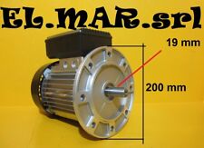 Motore Elettrico Monofase 1 HP 0,75 KW 1400 Giri Mec80 Flangiato B5 Poli 4