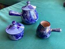 CERASARDA ZUCCHERIERA LATTIERA CAFFETTIERA ORIGINALI SET COMPLETO VINTAGE