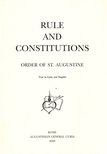 Rule and constitutions order - constitutions,