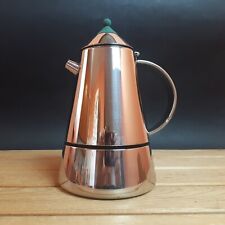 Caffettiera MIA 6 Tazze GB Guido Bergna NUOVA Moka Caffè Acciaio Inox 18/10