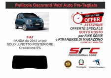 PELLICOLE OSCURANTI VETRI AUTO FIAT PANDA DAL  12 in poi lunotto  5% SRC OFFERTA