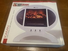KAMIN Caminetto ovale effetto fiamma 900W/1800W