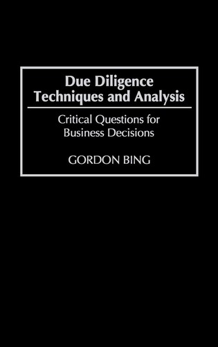 Due diligence techniques - due,