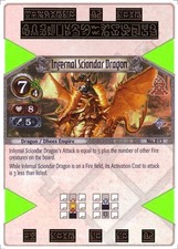 Infernal Sciondar Dragon - Set 1 - The Eye of Judgment TCG