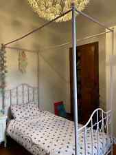 Letto singolo Eglantine baldacchino (rimovibile) bambina/ragazza 90x190 doghe