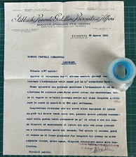 Rarissima Fattura Fabbrica Biscuits -Via Mantova 35-Torino 1915