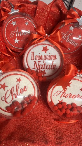 Pallina natale 10cm - di,