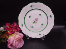 Piatto porcellana HEREND HUNGARY PORCELAIN  decorato a mano "VIENNA ROSE" VRH