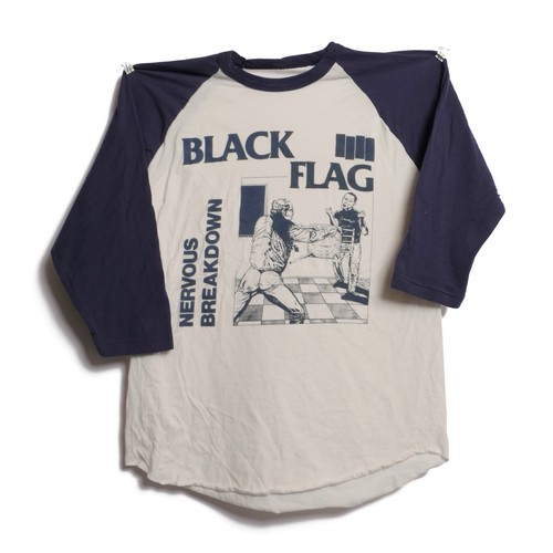 Maglietta black flag raglan - maglietta,