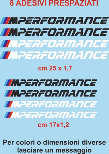 Adesivi bmw performance vinile - adesivi,